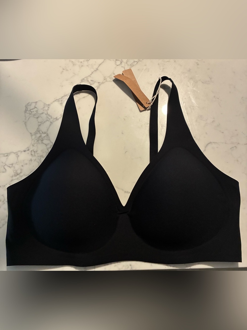 Celeste Black Seamless Molded-Cup Everyday Bra